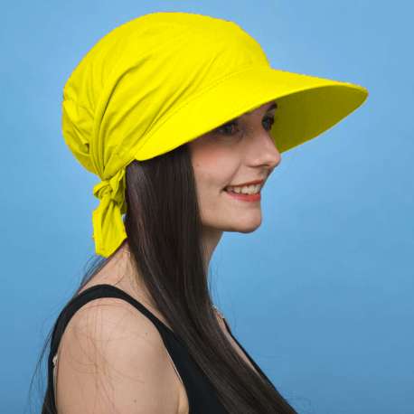 Casquette jaune