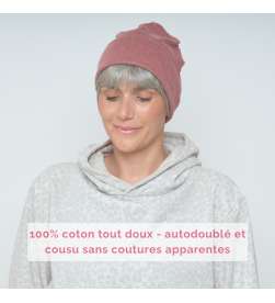 Bonnet de nuit parme