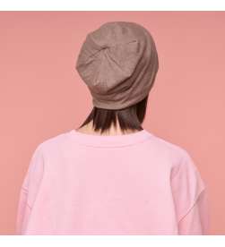 Bonnet de nuit simple taupe