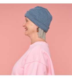 Bonnet de nuit simple blue jeans