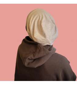 Bonnet de nuit simple beige