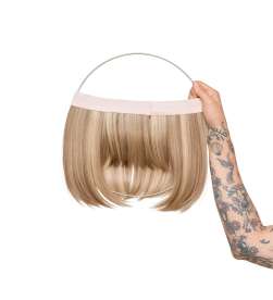 Couronne de cheveux complète mi-longue Clémence - blond méché châtain