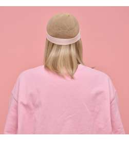 Couronne de cheveux complète mi-longue Clémence - blond méché châtain