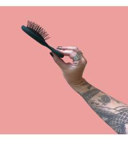 Brosse soin vert sapin