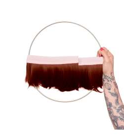 Couronne de cheveux complète courte Jess - Auburn