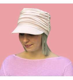 Casquette bambou Muriel parme