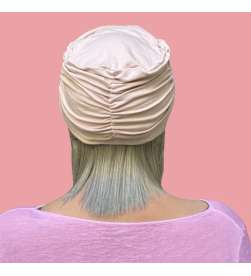 Casquette bambou Muriel parme