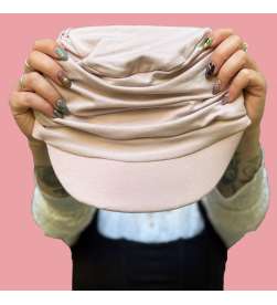 Casquette bambou Muriel parme