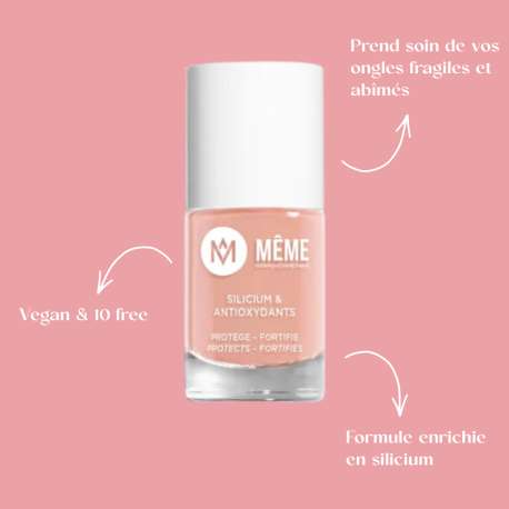 Vernis au silicium MÊME - Beige blush 25