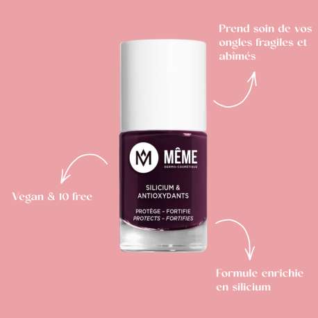 Vernis au silicium MÊME - Aubergine 08