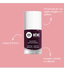 Vernis au silicium MÊME - Aubergine 08