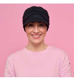 Casquette bambou Muriel noir