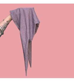 Bonnet bambou bandana marron chiné