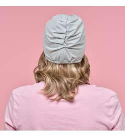 Couronne de cheveux carrée wavy Carrie blond méché