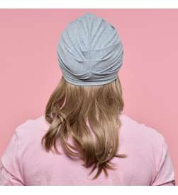 Couronne de cheveux mi-longue wavy Alma - châtain méché blond