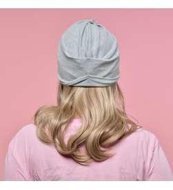 Couronne de cheveux mi-longue wavy Margot - blond méché châtain