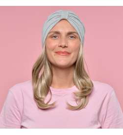 Couronne de cheveux mi-longue wavy Margot - blond méché châtain