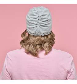 Couronne de cheveux carrée wavy Claire chatain méché