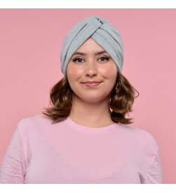 Couronne de cheveux carré wavy Natalie chatain clair