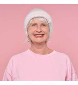 Bonnet Côtelé Nuances Rose Pastel Mixte