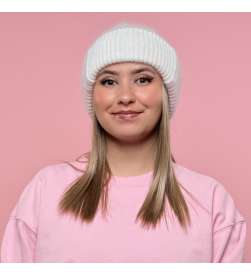 Bonnet Côtelé Nuances Rose Pastel Mixte