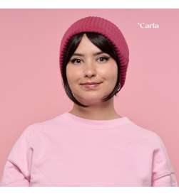 Bonnet Côtelé Framboise Mixte