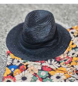 Pack Chapeau Pétunia noir avec bonnet thermorégulant