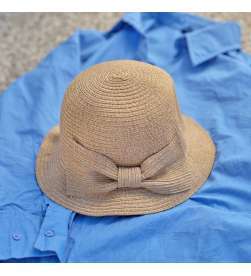 Pack Chapeau cloche Cubain beige avec bonnet thermorégulant