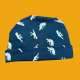 Bonnet enfant gris foncé à motif dinosaure