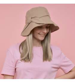 Pack Chapeau Madame Beige avec bonnet thermorégulant