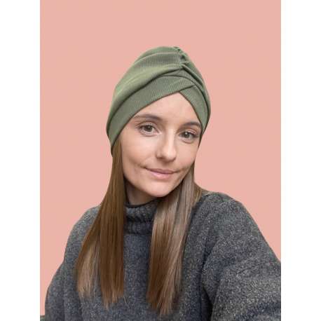 Bonnet Toutan vert olive