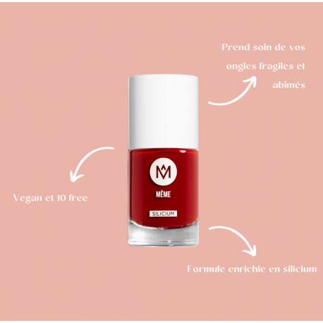 Vernis au silicium MÊME - Rouge 02