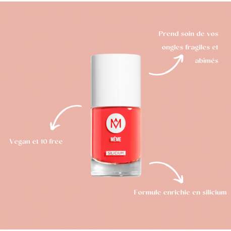 Vernis au silicium MÊME - Corail 04