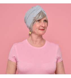 Couronne de cheveux complète Thérèse - Poivre et sel
