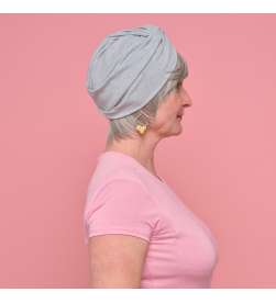 Couronne de cheveux complète Thérèse - Poivre et sel