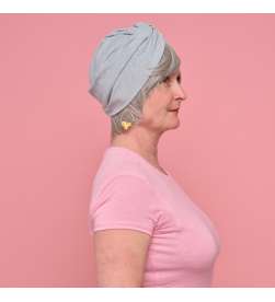 Couronne de cheveux complète Thérèse - Poivre et sel
