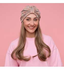 Bonnet Assalit rose lurex