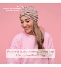 Bonnet Assalit rose lurex