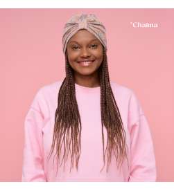 Bonnet Assalit rose lurex
