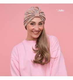 Bonnet Assalit rose lurex