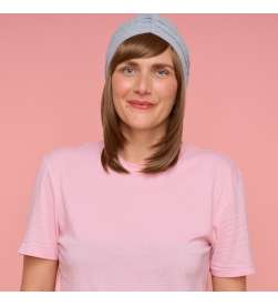 Adèle - Full mid-length hair crown - light chestnut