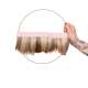 Twiggy – blonde with chestnut highlights short full hair crown