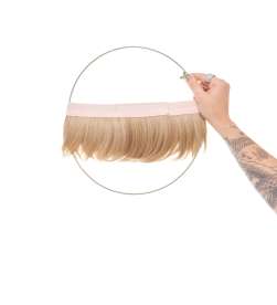 Couronne de cheveux complète Michelle - blond doré