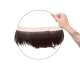 Gabrielle – mocha brown short full hair crown