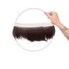 Gabrielle – mocha brown short full hair crown