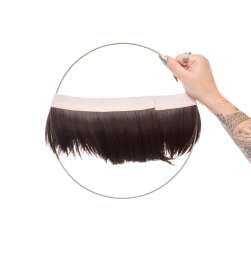 Couronne de cheveux complète Gabrielle - mocha
