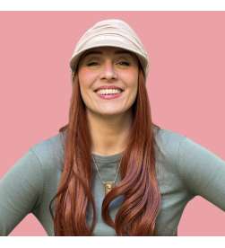 Casquette bambou Muriel beige