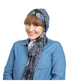 Jolyn silk square Pack with thermo-regulating cap