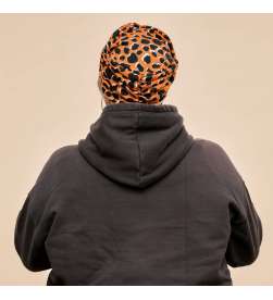 Fébibi Leopard orange et noir