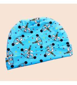 Bonnet enfant bleu clair Monsieur muscle